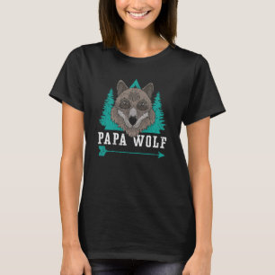 T-shirt Wolf Pack Werewolf Wolfgang Animaux sauvages Papa
