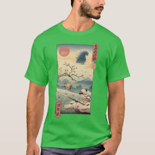 T-shirt Wolf Princess Ukiyo e