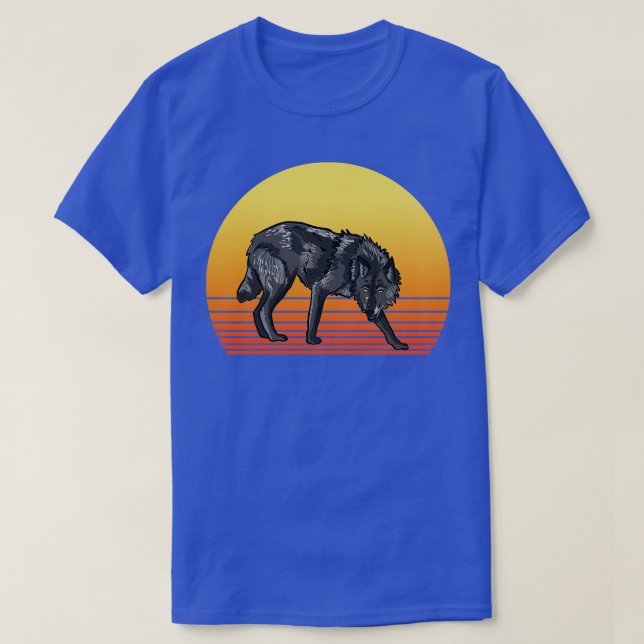 T-shirt Wolf Sun (Design devant)