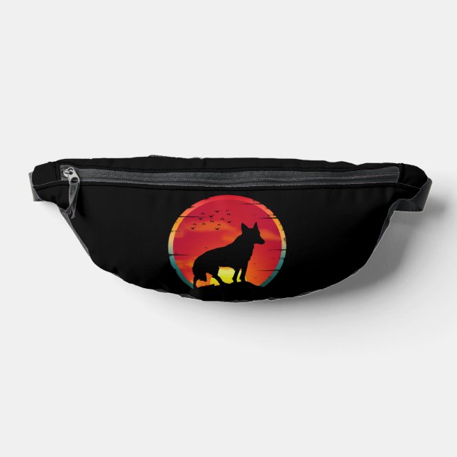 T-shirt Wolf Sunset Vintage (Poser)