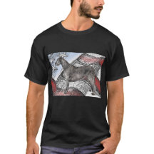 T-shirt Wolfhound irlandais patriotique