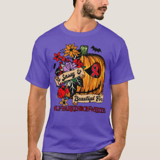 T-shirt WolfParkinsonWhite Sensibilisation rétro halloween