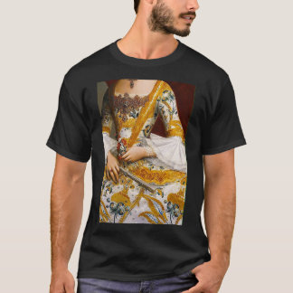 T-shirt Woman With Embroidered Dress Renaissance Painting