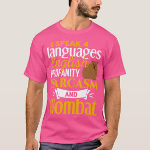 T-shirt Womba Funny Wombat Joke Humour Wombat Lover