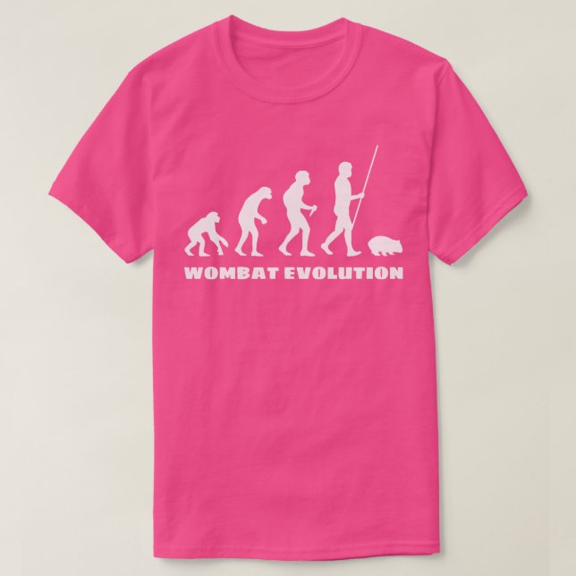 T-shirt Wombat Evolution (Design devant)