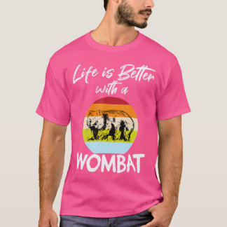 T-shirt Wombat Funny Animal Lots Wombat