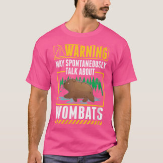 T-shirt Wombat Lover