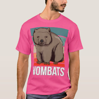 T-shirt Wombat Lover Australie Wombat