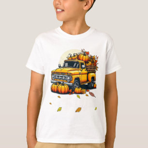 T-shirt Women It's Affaire Y'all Pumkin Truck Autumn Tree 