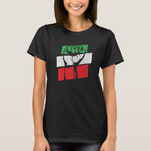T-shirt Women Life Freedom Support Iran droits des femmes 