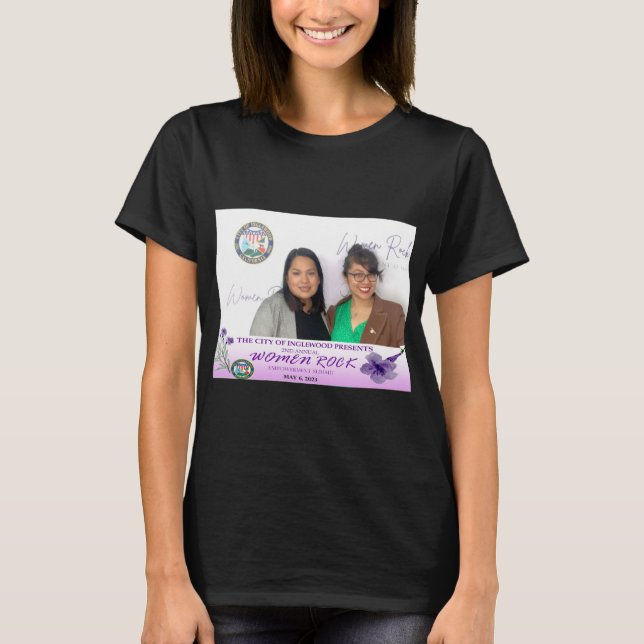 T-SHIRT WOMEN ROCK (Devant)