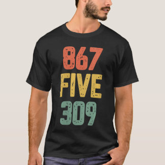 T-shirt Womens 8675309 Nostalgic Funny 80sshirt Retro Musi