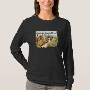 T-shirt Womens A Garden Est Bon Pour Le Jardinage De L'Âme