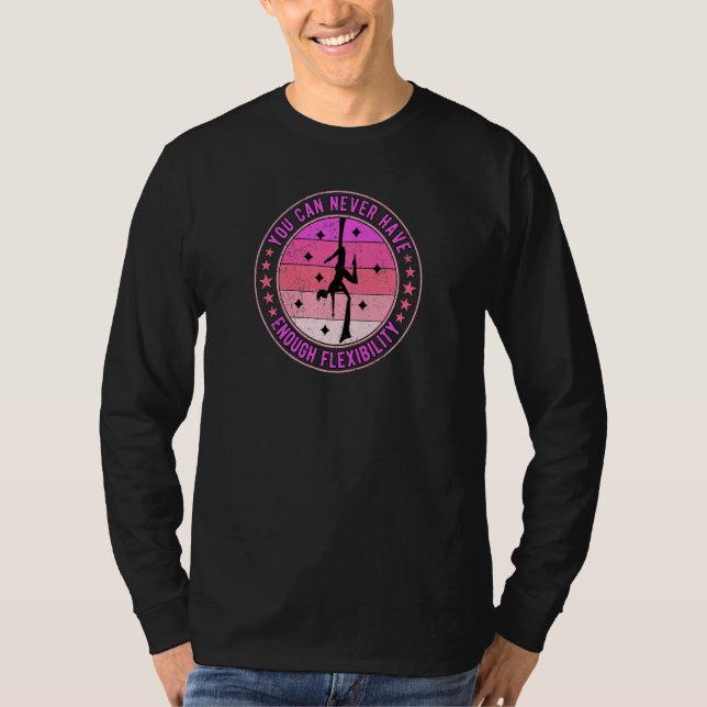 T-shirt Womens Aerial Silk Dancer Aerialist Enough Flexibi (Devant)
