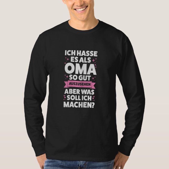 T-shirt Womens Als Oma so gut auszusehen Oma Großmutter (Devant)