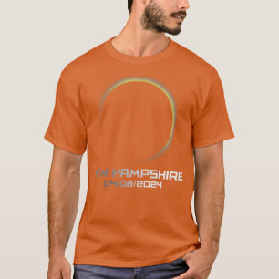 T-shirt Womens America Total Solar Eclipse New Hampshire 2
