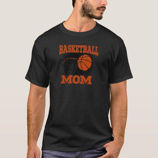 T-shirt Womens Basketball Mom  1 (Devant)