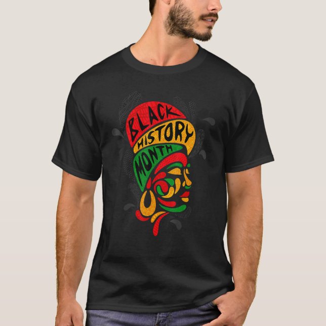 T-shirt Women's Black History Month Proud African Pride Bl (Devant)