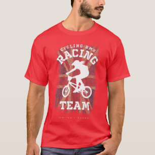 T-shirt Womens BMX Bike Royaume-Uni Drapeau Vélo vélo