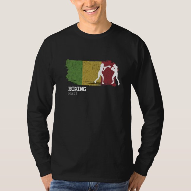 T-shirt Womens Boxing Mali Combat Sports Fighter Boxing  1 (Devant)