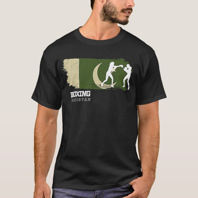 T-shirt Womens Boxing Pakistan Combat Sports Fighter Boxin (Devant)