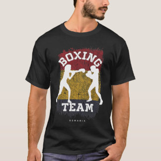 T-shirt Womens Boxing Romania Combat Sports Fighter Boxing