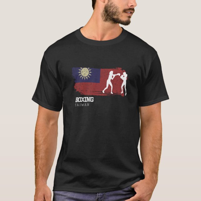 T-shirt Womens Boxing Taiwan Combat Sports Fighter Boxing  (Devant)