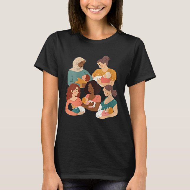 T-shirt Womens Breastfeeding Lactation Consultant Birth Wo (Devant)