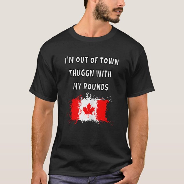 T-shirt Womens Canadian Travel Outfit Girls Group Vacation (Devant)