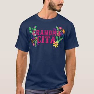 T-shirt Womens Cinco De Mayo Grandma Cita Floral Meican Fi