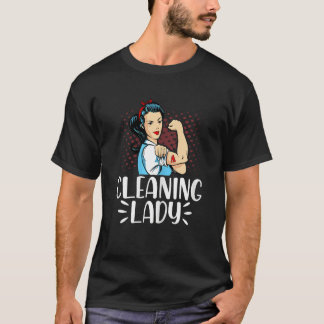 T-shirt Womens Cleaning Lady Housekeeping Housekeeper