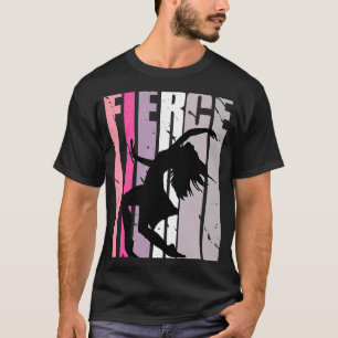 T-shirt Womens Dance Pink Fierce Anniversaire Concours d'e