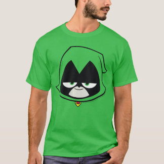 T-shirt Womens DC Comicseenitans Go Raven Big Face VNeck f