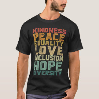 T-shirt Womens Diversity Inclusion Equality Black History 