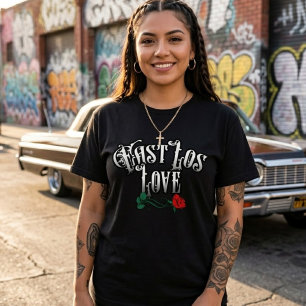 T-shirt Womens East Los Love