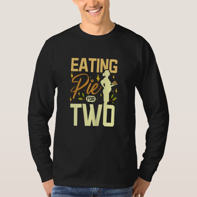 T-shirt Womens Eating pie for two (Devant)