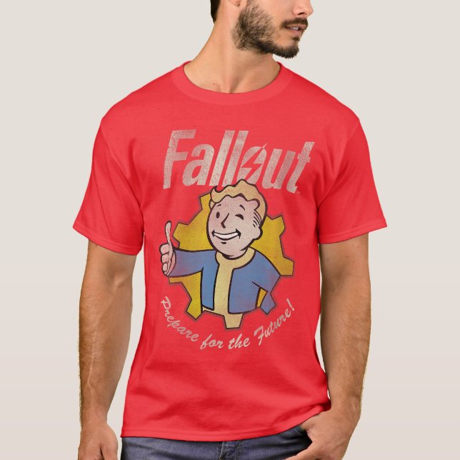 T-shirt Womens Fallout Video Game Prepare for the Future V (Devant)