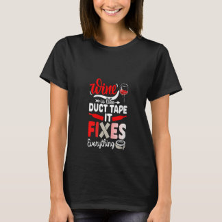 T-shirt Womens Funny Drinking Wine Alcohol Party Matchin