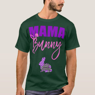 T-shirt Womens Funny Easter Pregnancy for Women Mama Bunny