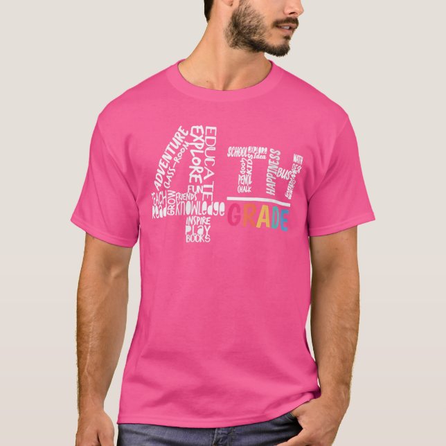 T-shirt Womens Funny Fourth Grade Tee Shirt Students Of 4t (Devant)