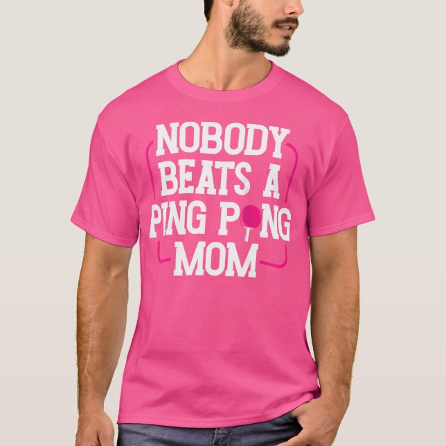 T-shirt Womens Funny Table Tennis Lover Graphisme Pour Fem (Devant)