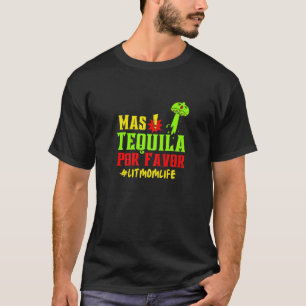 T-shirt Womens Funny Womens Mas Tequila Cinco De Mayo