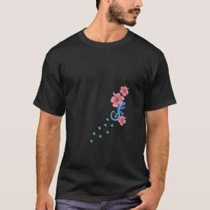 T-shirt Womens Gecko Lucky Charm Lizard Salamander Aloha H