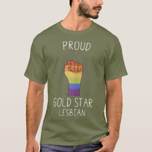 T-shirt Womens Goldstar Lesbian I Lesbian citation pour