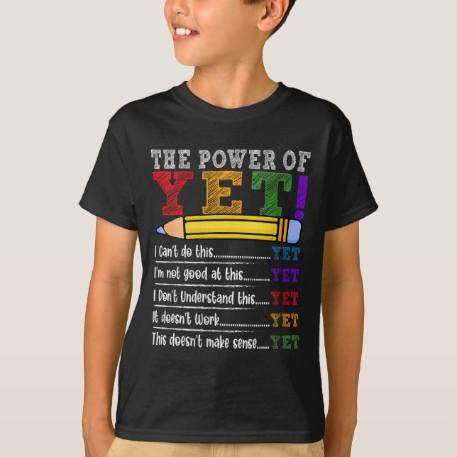 T-shirt Womens Growth Mindset Teacher Motivational Sitive  (Devant)