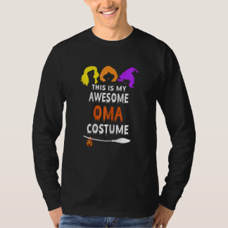 T-shirt Womens Halloween Witch Grandma This Is My Awesome