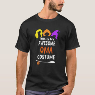 T-shirt Womens Halloween Witch Grandma This Is My Awesome
