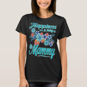 T-shirt Womens Happiness est un mammy Mère's Day Gif