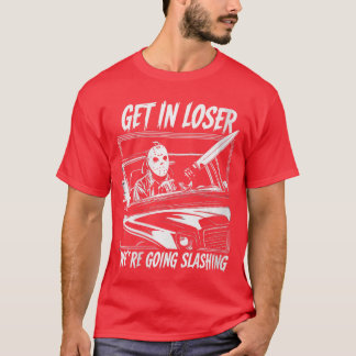 T-shirt Womens Horror Halloween Character Get In Loser Wer