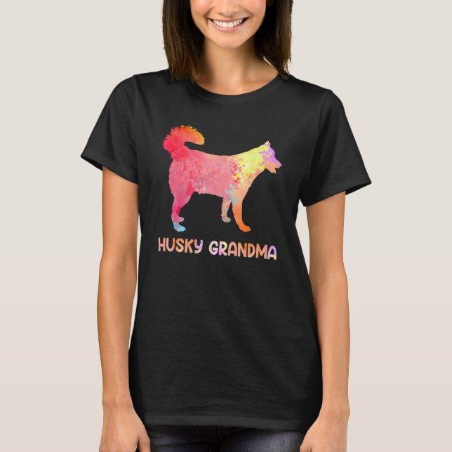 T-shirt Womens Husky Dog Costume Mother s Day Siberian Hus (Devant)